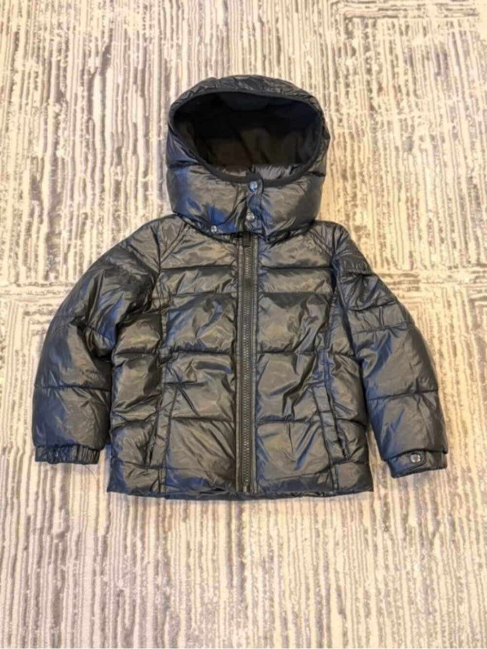 S13 girls size 4 Black Down Fill Puffer Winter coat Retails $170